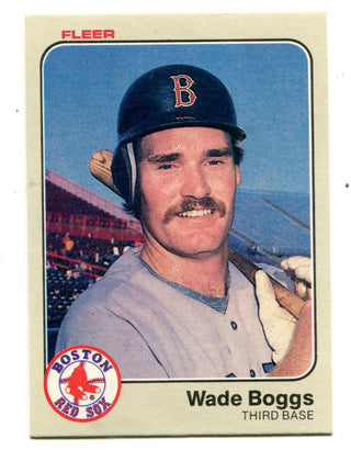 Wade Boggs 1983 Fleer #179 Card