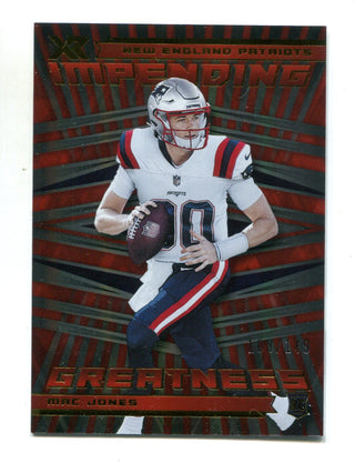 Mac Jones 2021 Panini XR Impending Greatness #IMG9 /149 RC