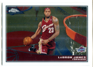 LeBron James 2009-10 Topps Chrome Card #16
