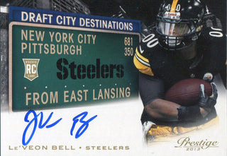 Leveon Bell Autographed 2013 Panini Prestige Rookie Card