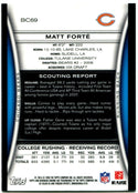 Matt Forte 2008 Bowman Chrome Rookie Card