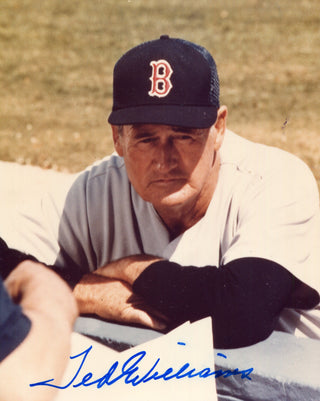 Ted Williams Autographed 8x10 Baseball Photo