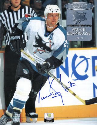 Vincent Damphousse Autographed Program Page