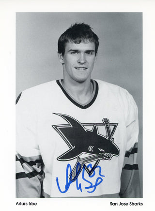 Arturs Irbe Autographed 5x7 Photo