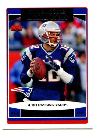 Tom Brady 2006 League Leaders Topps Card