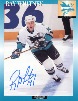 Ray Whitney Autographed Program Page