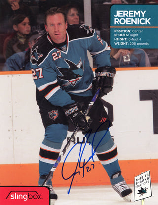Jeremy Roenick Autographed Program Page