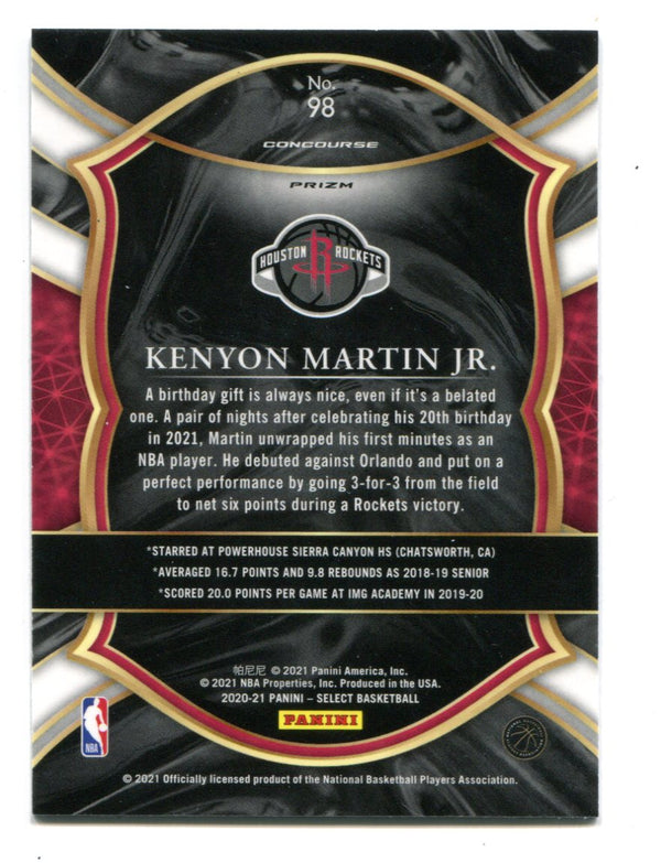 Kenyon Martin Jr. 2021 Panini Select Blue #98 Concourse RC