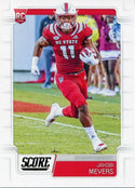 Jakobi Meyers 2019 Panini Score Rookie Card