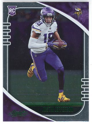 Justin Jefferson 2020 Panini Absolute Green Rookie Card #168