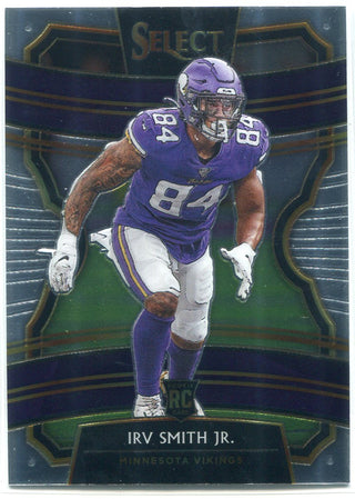 Irv Smith Jr. 2019 Panini Select Concourse Rookie Card