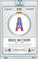 Bruce Matthews 2020 Panini Illusions Sealed Autographed Card /99