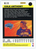 Cole Anthony 2020-21 Panini Flux Rookie Card #210