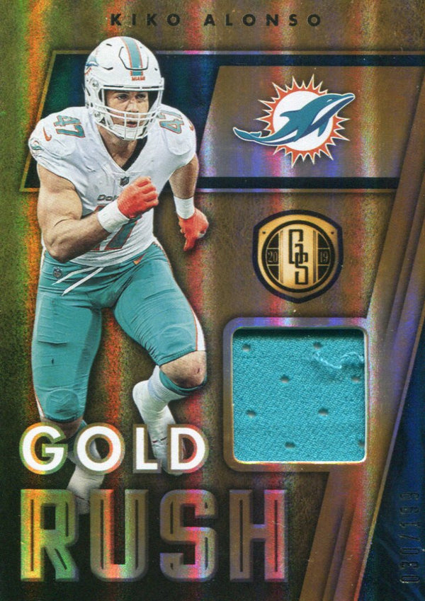 Kiko Alonso 2019 Panini Gold Standard Jersey Relic Card