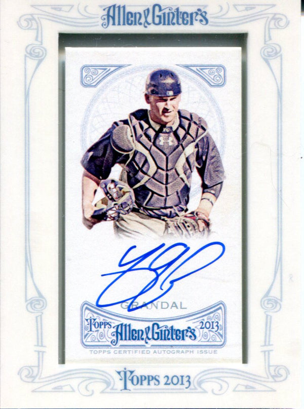 Yasmani Grandal Autographed 2013 Topps Allen & Ginter's Card