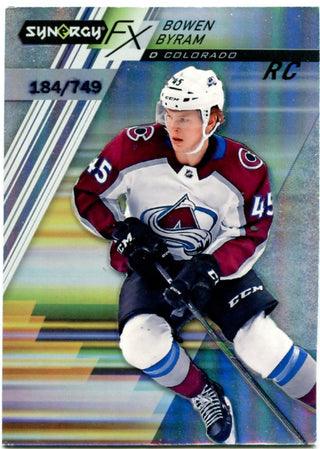 Bowen Byram Upper Deck Synergy FX Rookie 2020 184/749