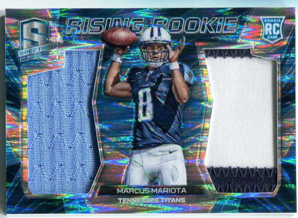 Marcus Mariota 2015 Rising Rookie Player-Worn Material Rookie Card #48/50