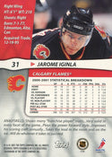 Jarome Iginla 2001 Topps Autographed Card