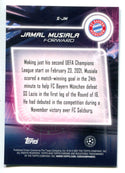 Jamal Musiala 2021 Topps Chrome UEFA Champions League Steve Aoki #SJM RC