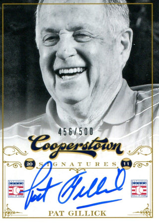 Pat Gillick Autographed 2012 Panini Cooperstown Card
