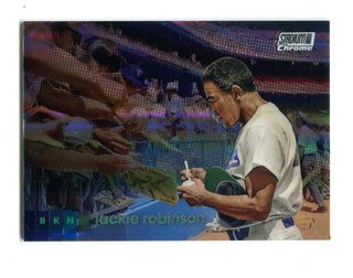 Jackie Robinson 2020 Topps Stadium Club Chrome #400 Refractor