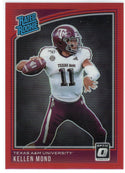 Kellen Mond 2021 Panini Chronicles Donruss Optic Draft Picks Rated Rookie Card #220