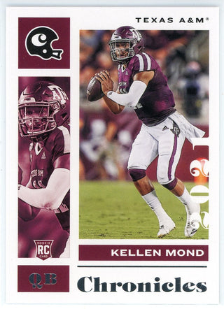 Kellen Mond 2021 Panini Chronicles Draft Picks Rookie Card #20
