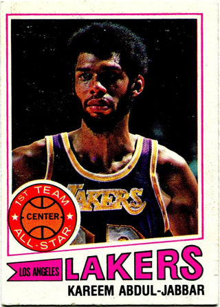 Kareem Abdul Jabbar 1977 Topps #1