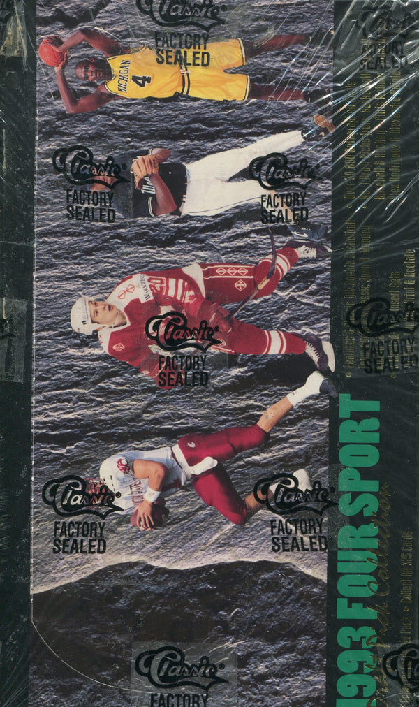 1993 Classic Four Sport Collection Basketball Hobby box