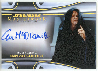 Ian McDiarmid Autographed Star Wars Masterwork Card #MWA-IM