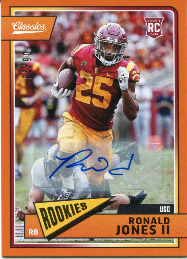 Ronald Jones II Autographed 2018 Panini Classics Rookie Card