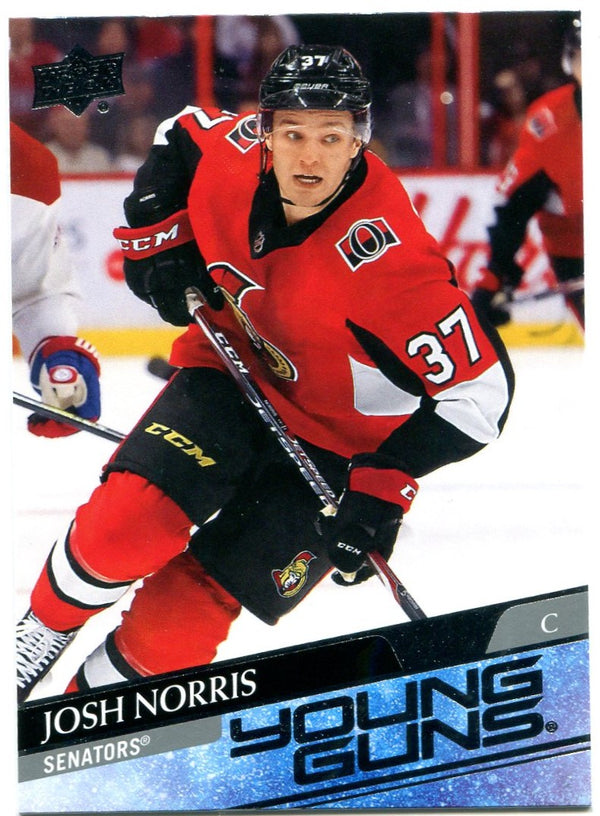 Josh Norris Upper Deck Young Guns 2020 #209