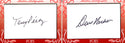 Tony Perez & Dave Parker Autographed Historic Autographs Friends 'N Foes Card (PSA)