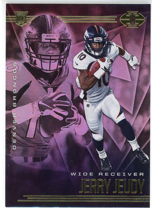 Jerry Jeudy 2020 Panini Illusions Gold Rookie Card #17