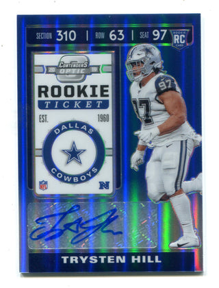 Trysten Hill 2019 Panini Contenders Optic Rookie Ticket Autographed Card 69/75