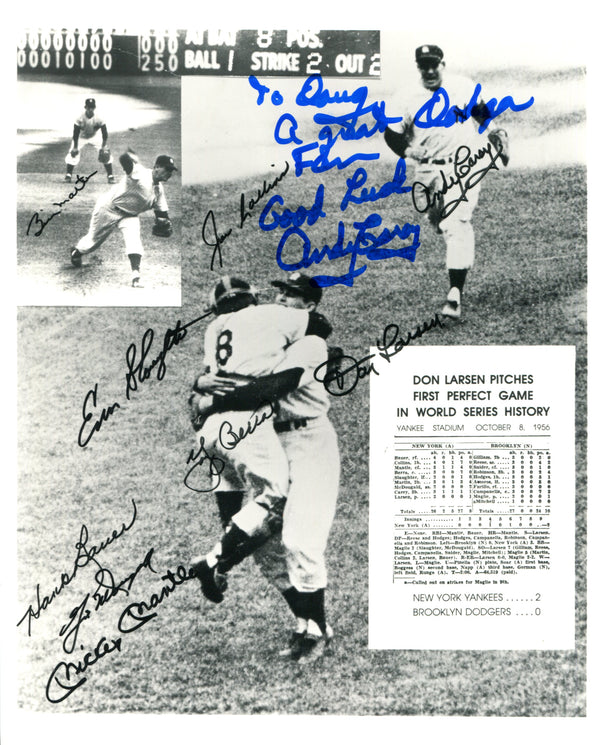 Andy Carey Autographed 8x10 Photo