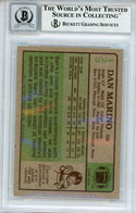 Dan Marino Autographed 1984 Topps Rookie Card #123 (Beckett Auto 10)