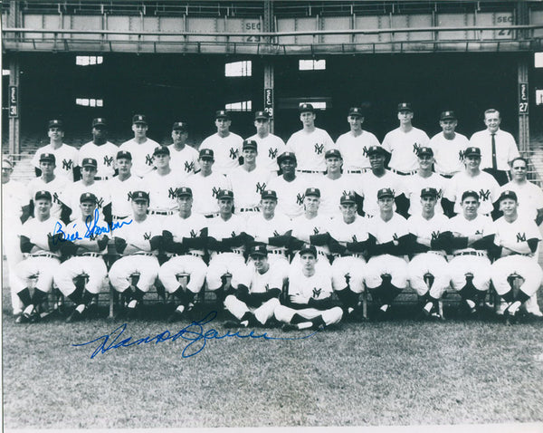 Bill Skowron and Hank Bauer Autographed 8x10 Photo