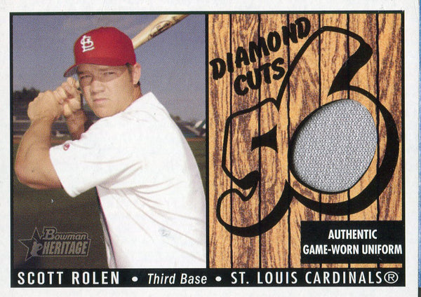 Scott Rolen 2003 Bowman Heritage Jersey Card