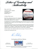 Mickey Mantle Autographed Baseball (PSA Grade 8)