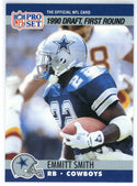 Emmitt Smith 1990 Pro Set Rookie Card #685