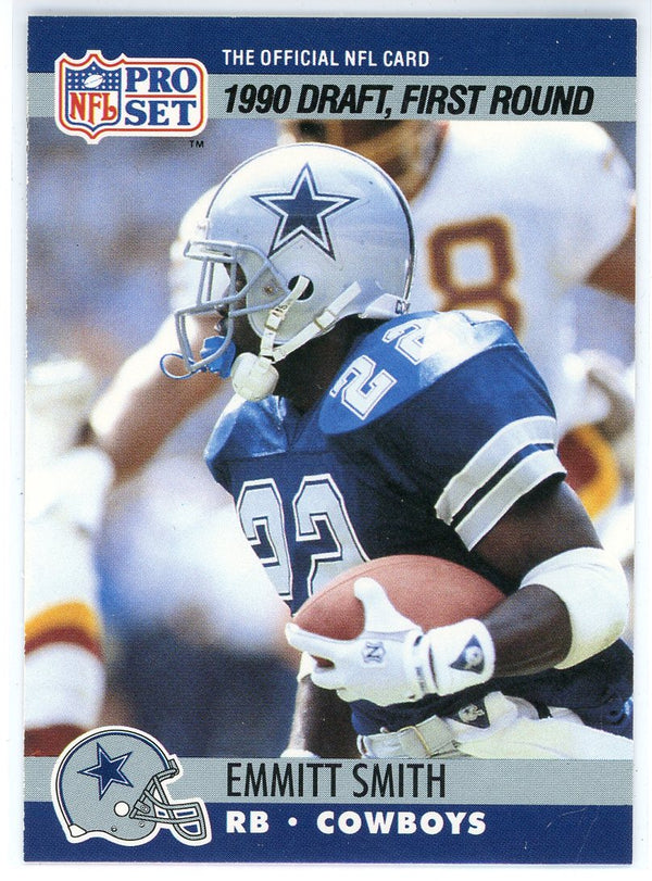 Emmitt Smith 1990 Pro Set Rookie Card #685