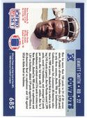 Emmitt Smith 1990 Pro Set Rookie Card #685