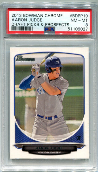 Aaron Judge 2013 Bowman Chrome #BDPP19 (PSA NM-MT 8)