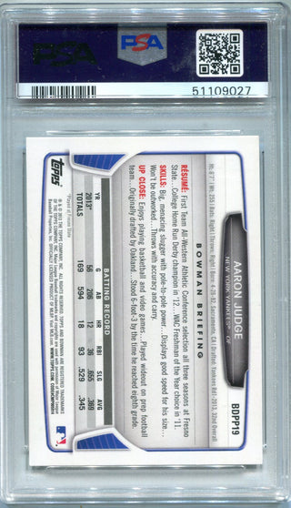 Aaron Judge 2013 Bowman Chrome #BDPP19 (PSA NM-MT 8)