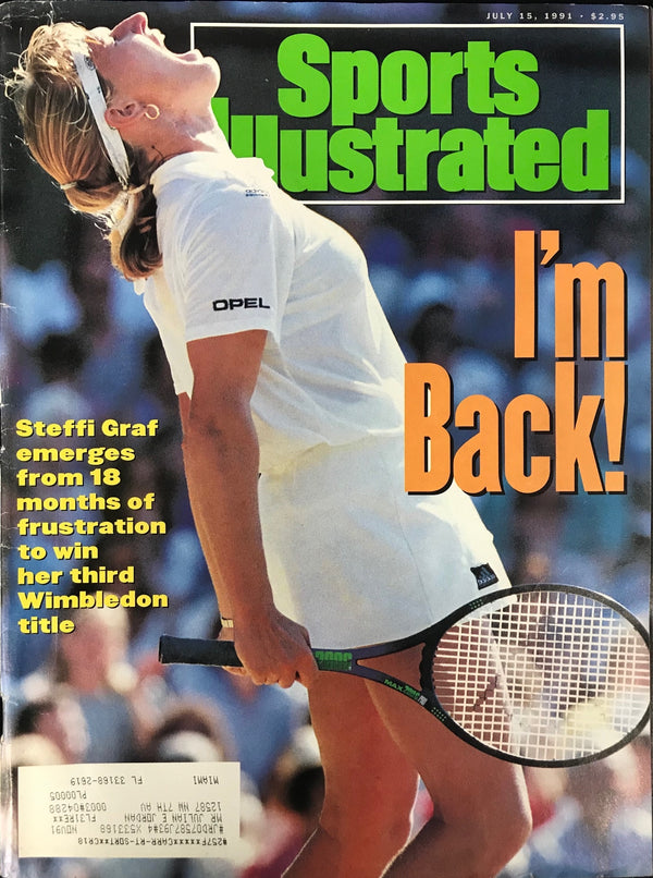 Steffi Graf Unsigned Sports Illustrated Magazine July 15 1991