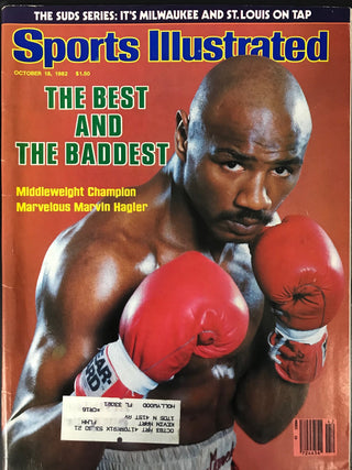 Marvin Hagler Unsigned Sports Illustrated October 18 1982