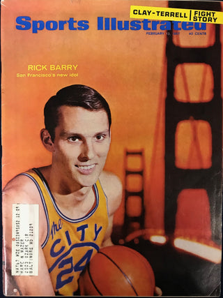 Rick Barry Unsigned Sports Illustrated Magazine February 13 1967