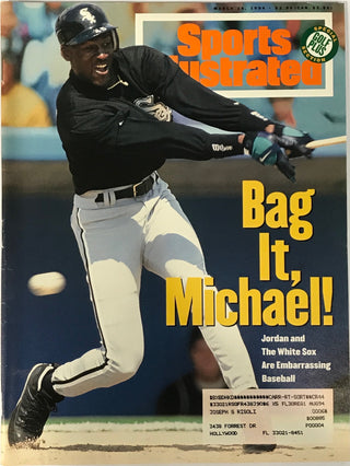Michael Jordan Unsigned Sports Illustrated Magazine March 14 1994