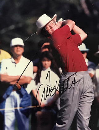 Tom Kite Signed Black & White 8x10 Photo